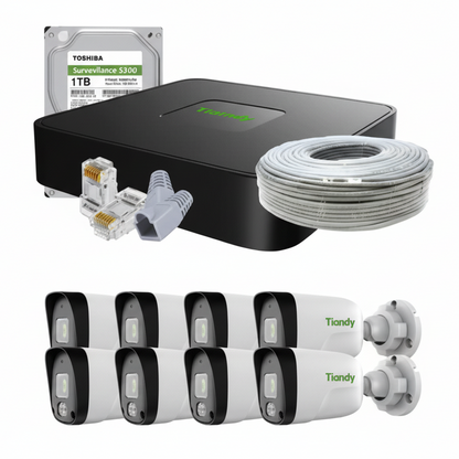 Tiandy AK Series 8 Channel Kit