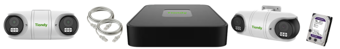 Tiandy IP AK Series 8 Channel OMNI Kit