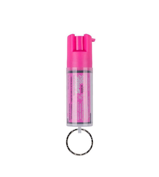 Sabre Compact Key Ring Pepper Spray – Pink Edition