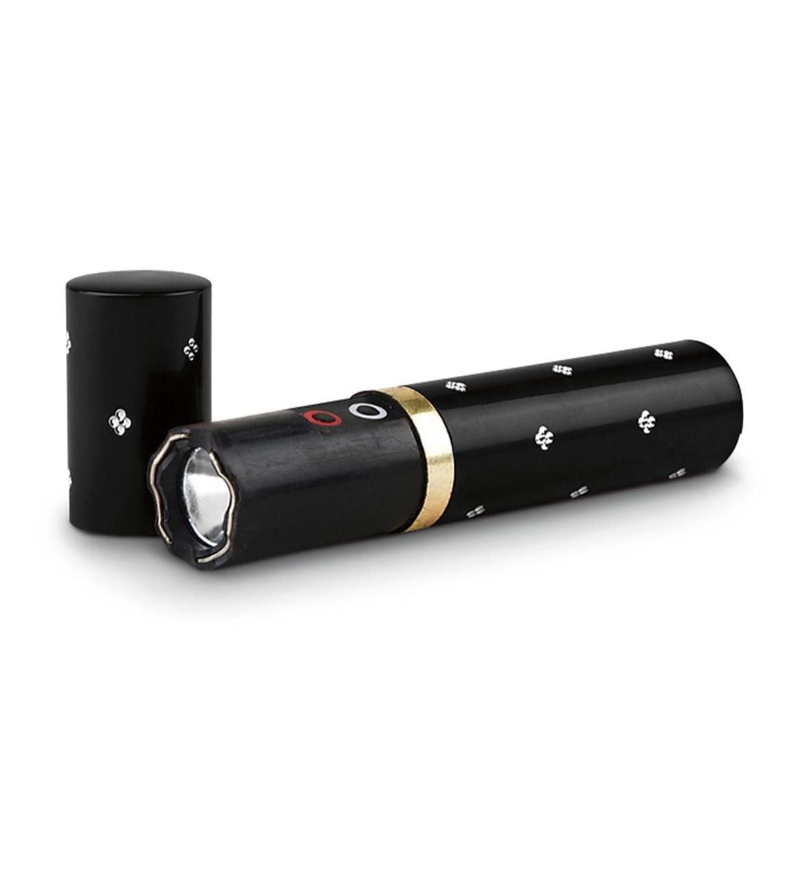 Mini Electric Shock Stun Gun in Lipstick Form with LED Illumination