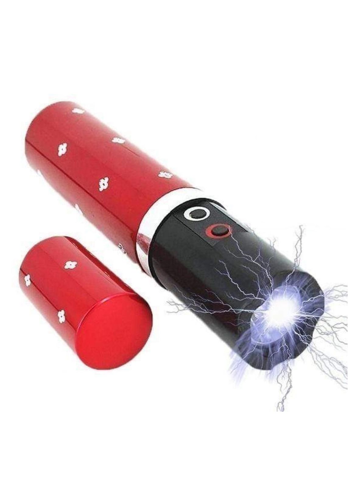 Mini Electric Shock Stun Gun in Lipstick Form with LED Illumination