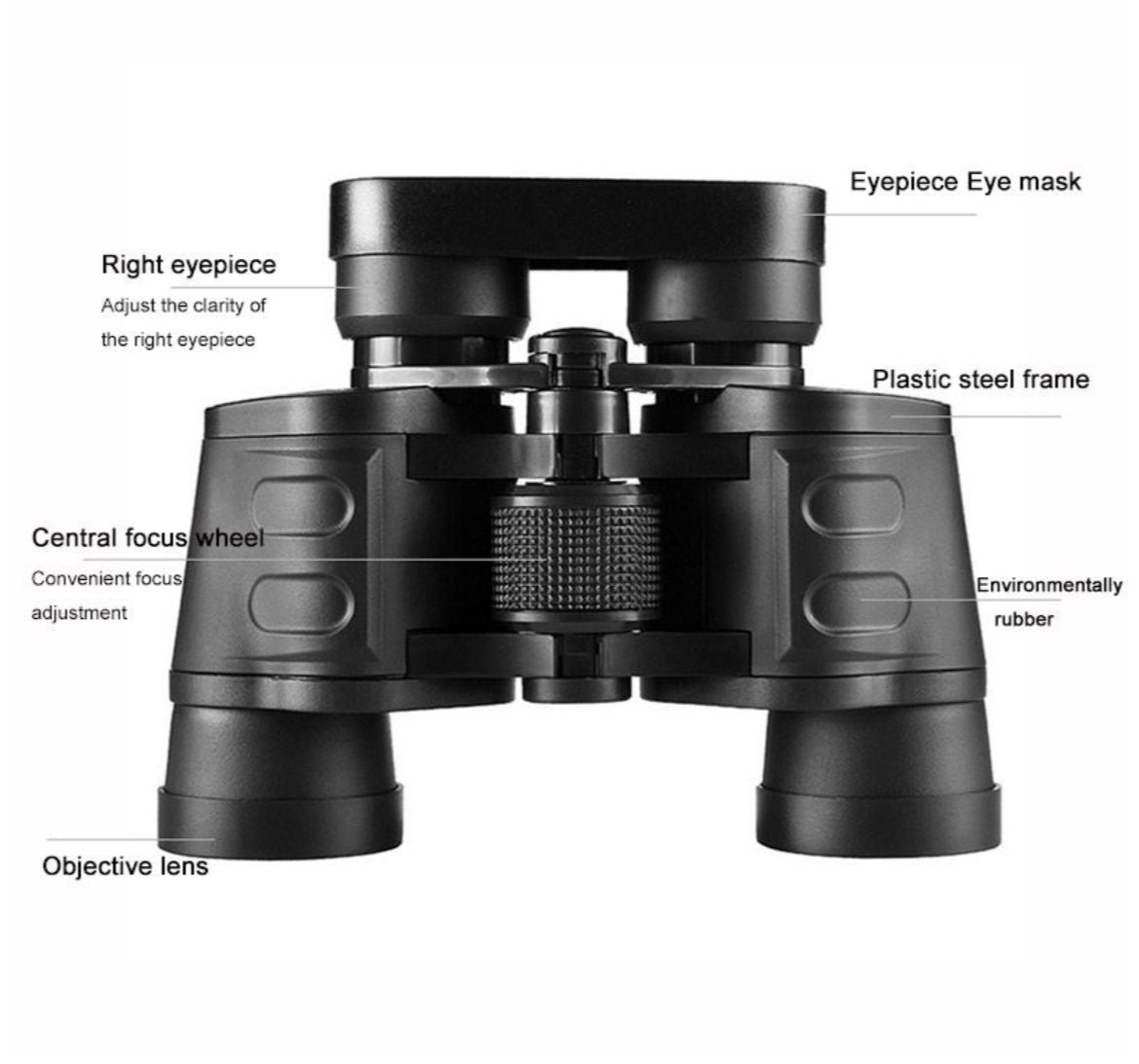 20x50 High-Power Binoculars