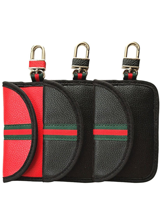 3-Pack Car Key Signal Blocking Pouches – Anti-Theft Key Fob Protector