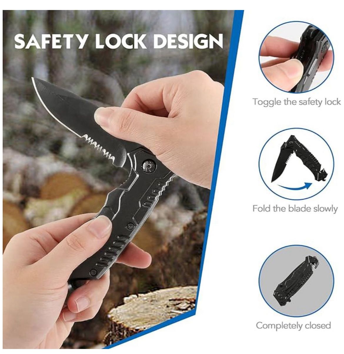 Tactical Clip Folding Knife – Extreme Ops Outdoor Knife