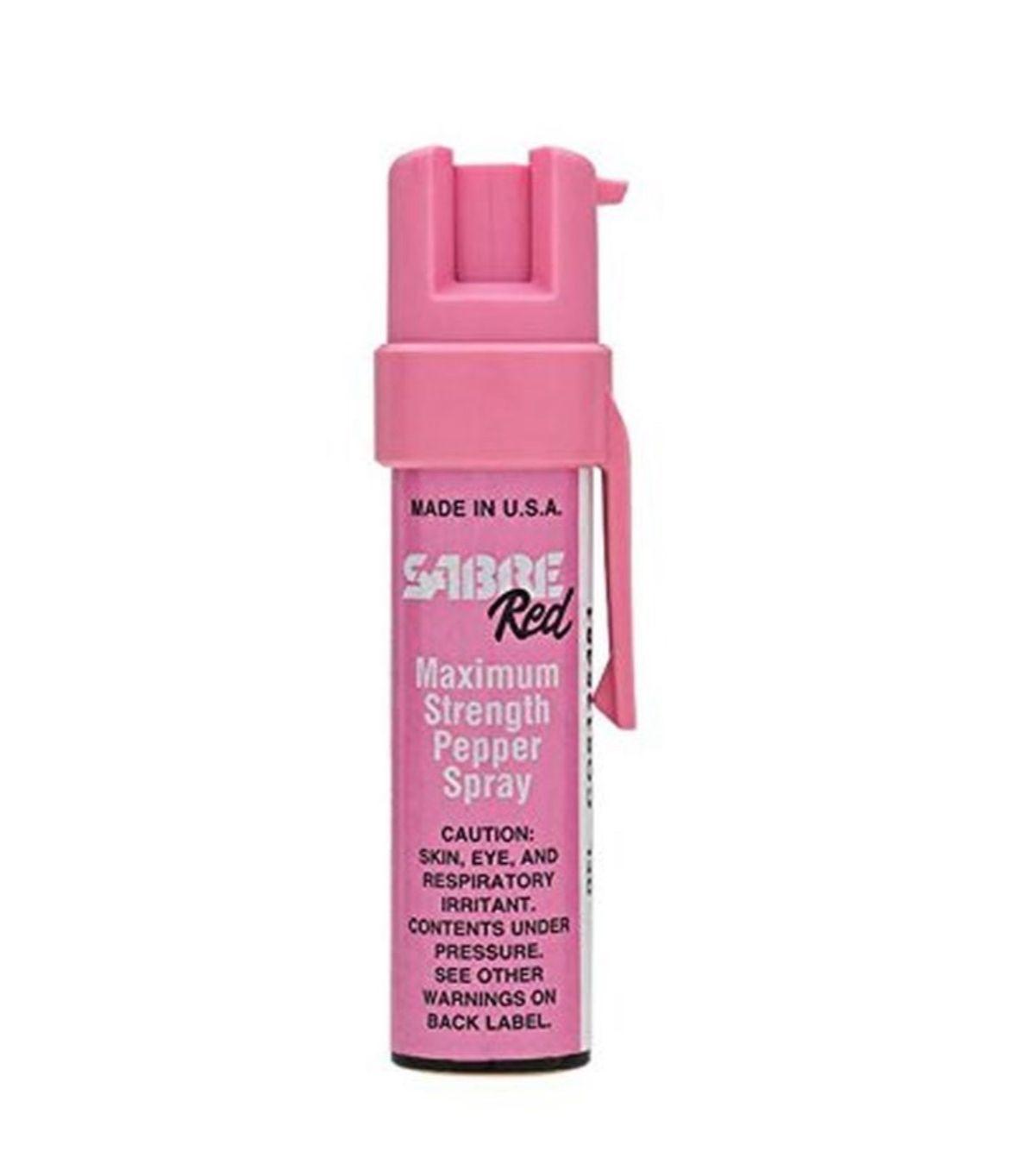 Sabre Red P-22-PK-OC Pink Compact Pepper Spray with Clip