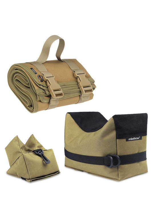 Mix Box Outdoor Shooting Mat & Shooting Rest Bag Set