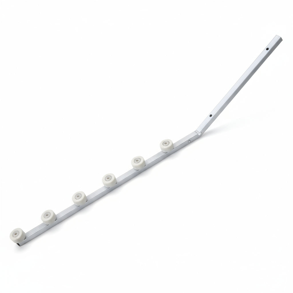 Nemtek Fence Pole - 6Line Square Tube Angled White