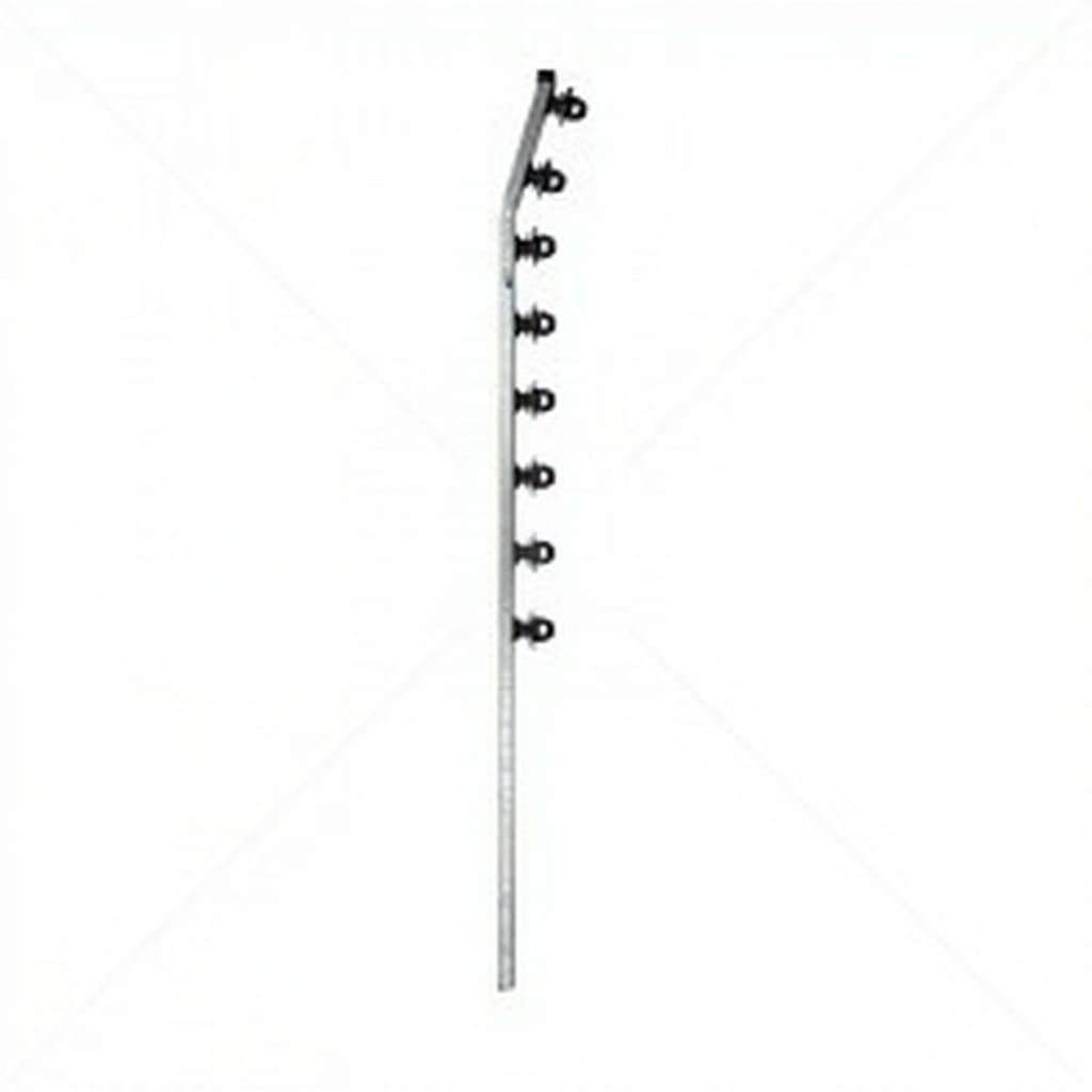 Nemtek Fence Pole - 8Line Square Tube Golf Jurassic Galvanised BB