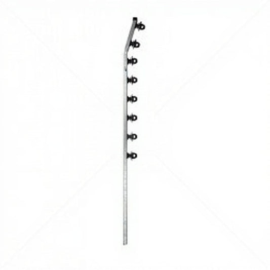 Nemtek Fence Pole - 8Line Square Tube Golf Jurassic Galvanised BB