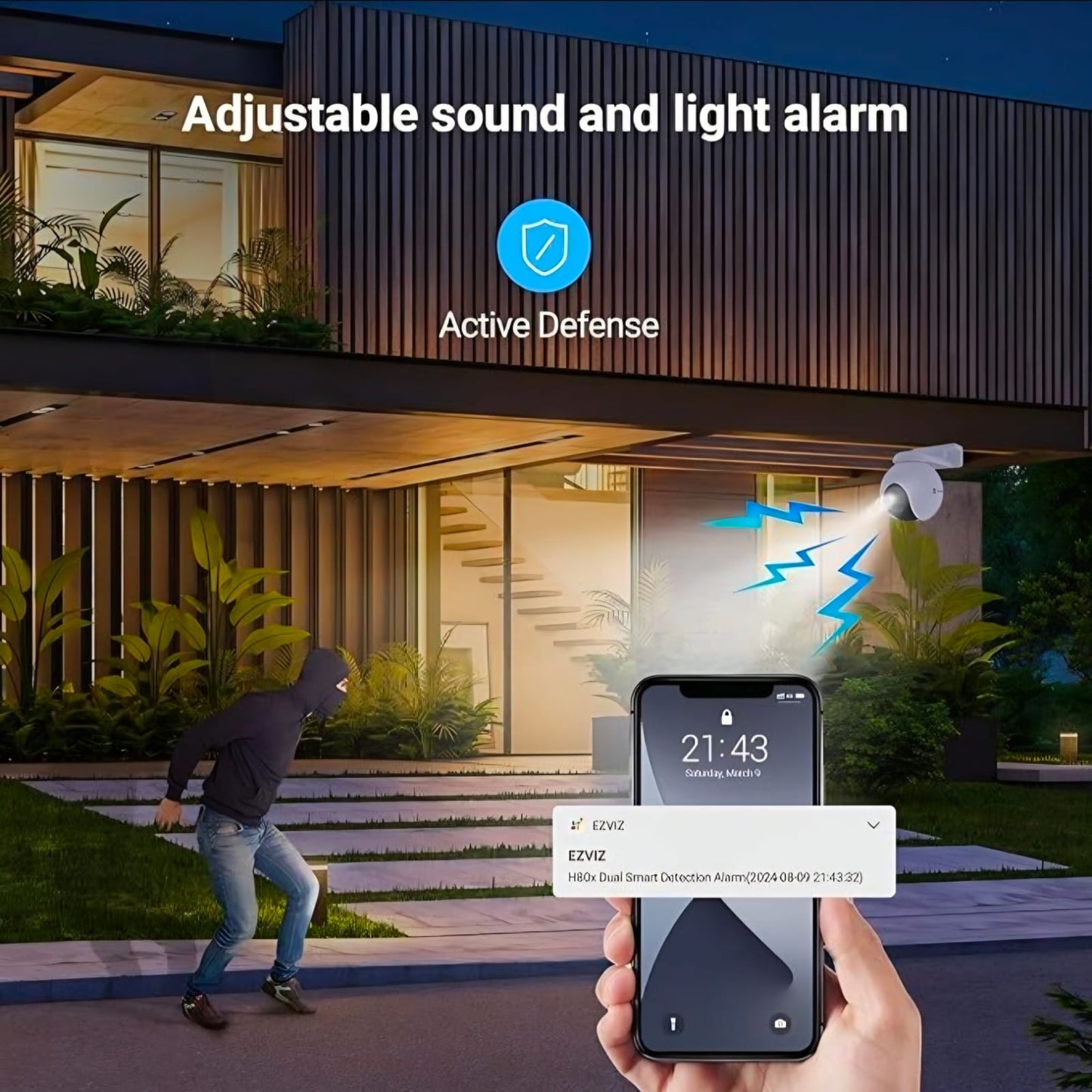 EZVIZ H80x WIFI 4K Wi-Fi Pan & Tilt Camera