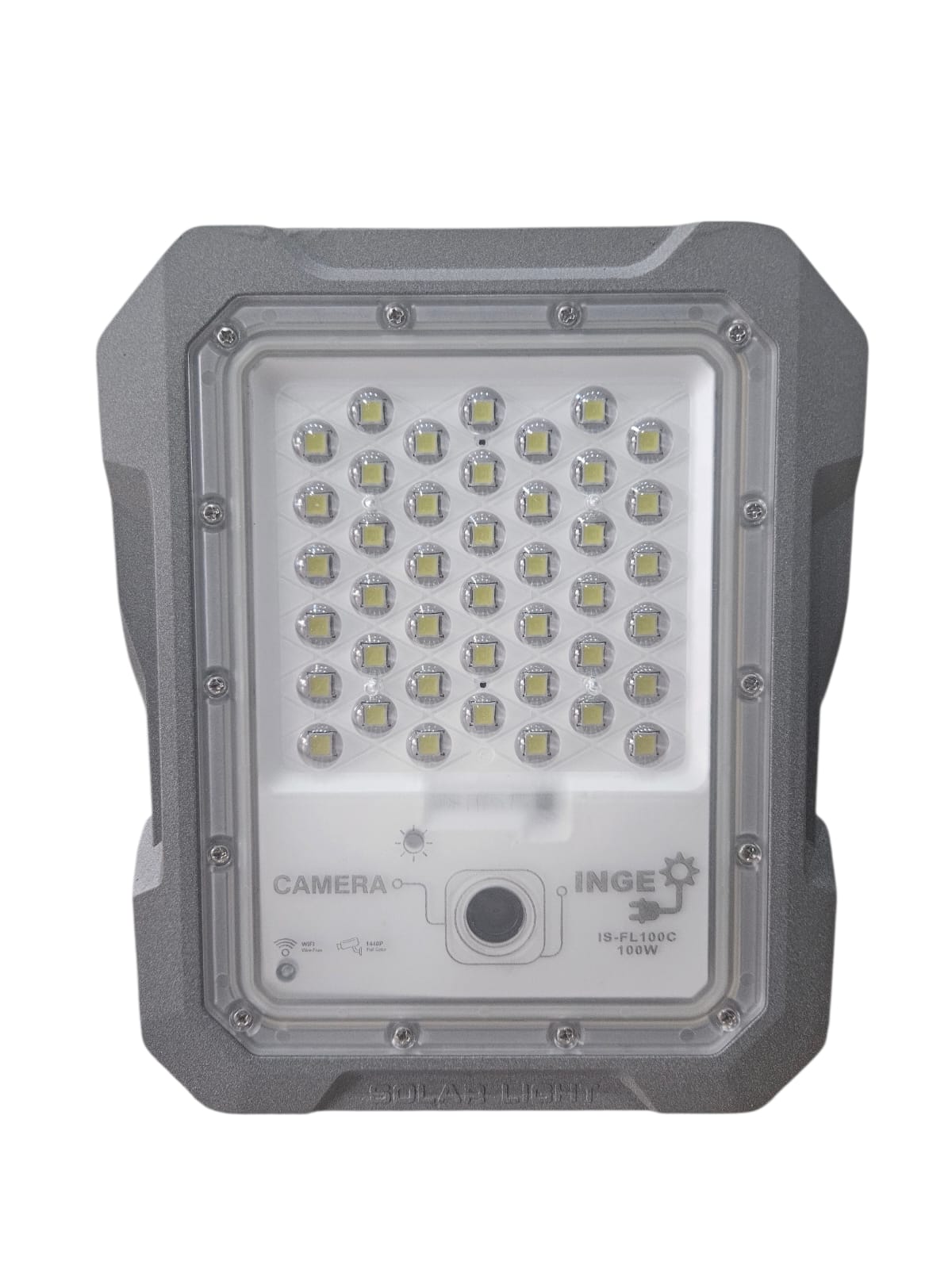 Inge 100W LED Cool White Solar Light with built in WIFI Camera