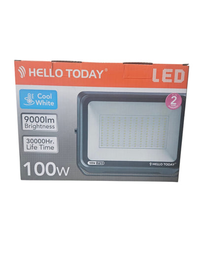 100W LED Flood Light Hello Today