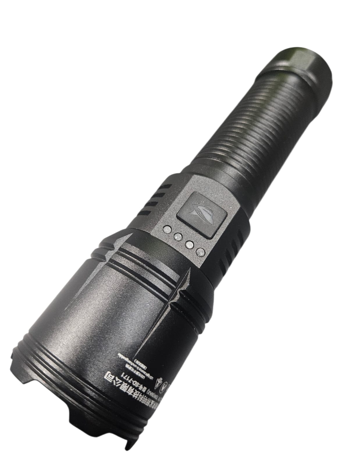 Smiling Shark 6000 Lumens Torch Rechargeable Flashlight 4 Mode Super Bright