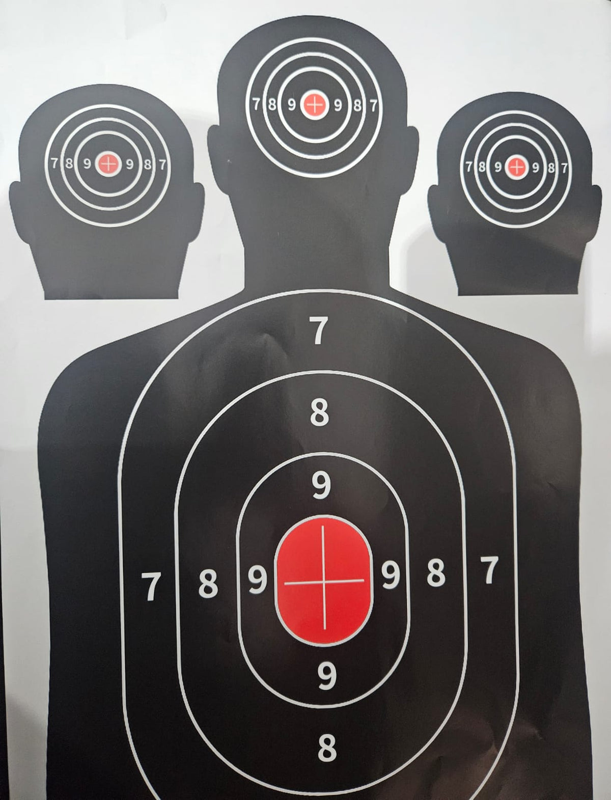 Silhouette Open Cards Shooting Target