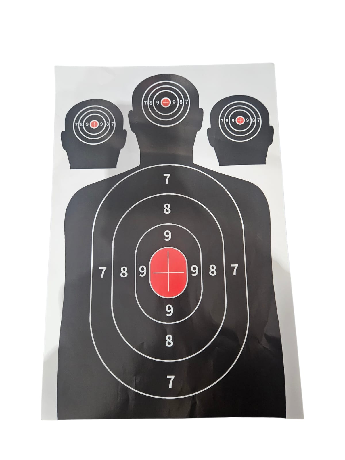 Silhouette Open Cards Shooting Target