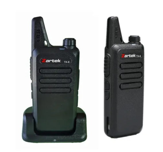 Zartek Tx 8 Two Way Radio Twinpack