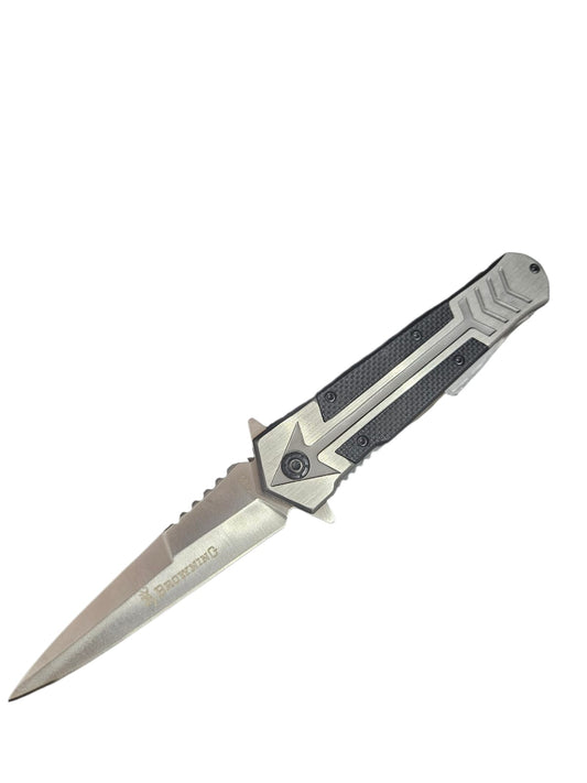 Browning Folding Pocket Knife Gun Metal