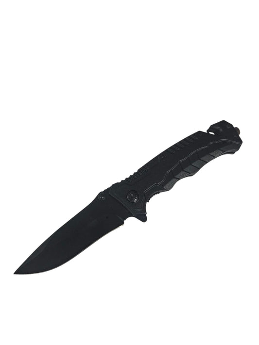 Folding Pocket Extreme Ops Tactical Clip Straight Plain Knife