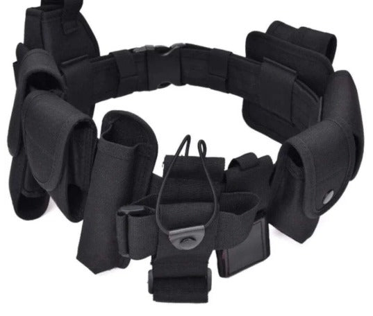 Universal Tactical Belt with Utility Pouches Included