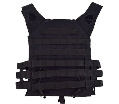 PLA Bulletproof Tactical Vest Ballistic Plate Pouches Black