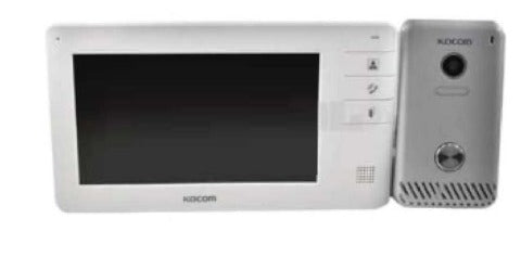 Kocom Hands Free Video Intercom kit incl.1MP Gate Station & 7" Video
