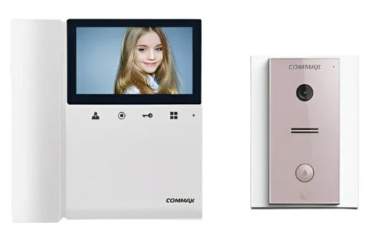 Commax Col 4.3" LED Rose Gold Video Kit CDV-43K/DRC-4LN (Rose)