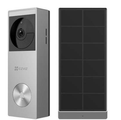 EZVIZ HP3-Pro Battery Powered Video Door Bell Incl Solar Panel 2K