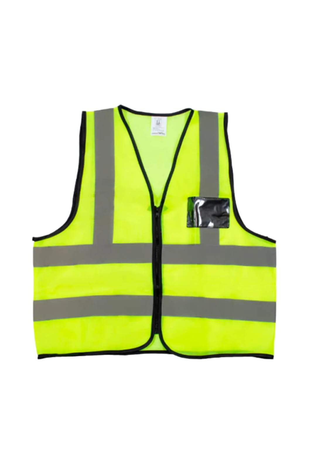 Reflective Vest Lime Zip