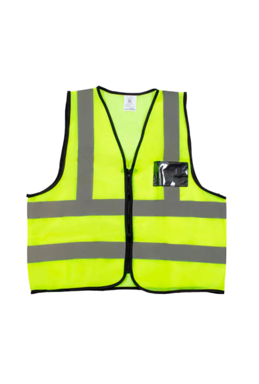 Reflective Vest Lime Zip
