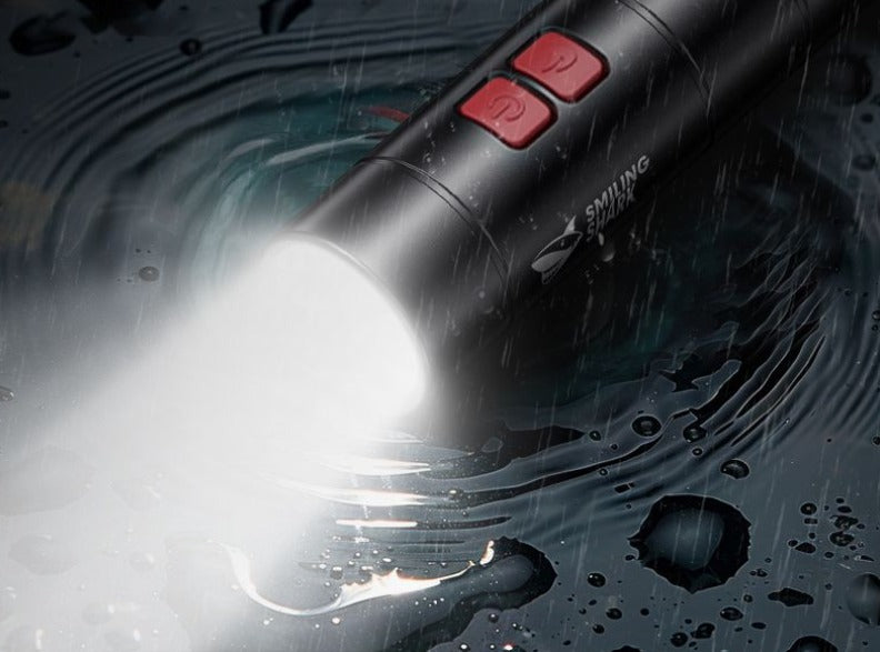 Smiling Shark Self-Defense Arc Electric Shocker LED Flashlight