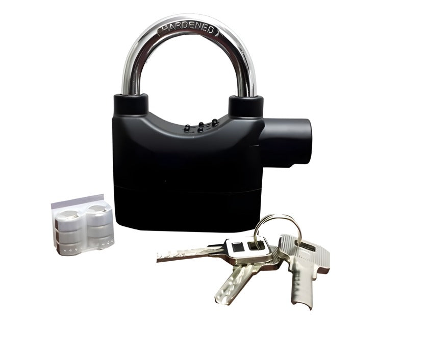 Anti Theft Siren Aluminum Alloy Alarm 70mm Padlock