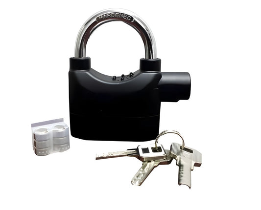Anti Theft Siren Aluminum Alloy Alarm 70mm Padlock