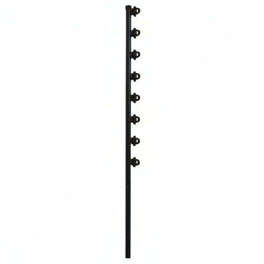 Nemtek Fence Pole - 8Line SQ Tube Jurassic Galv Straight PC BB