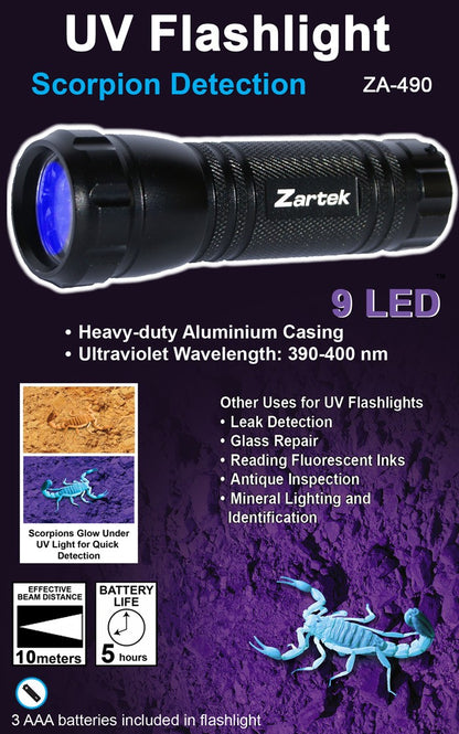 Zartek UV Flashlight