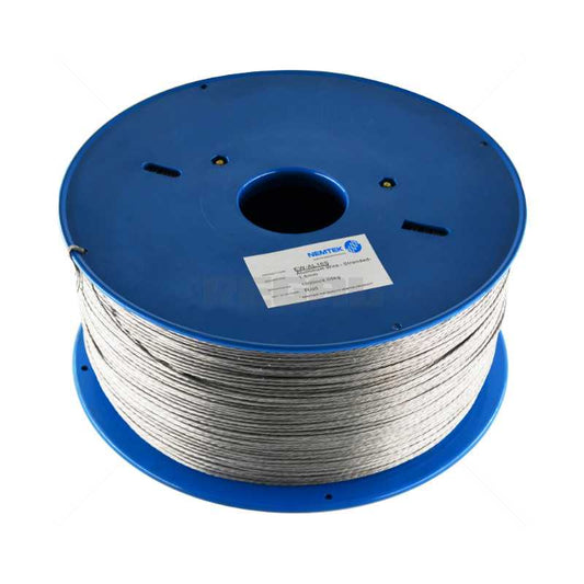 BRAIDED ALUMINIUM ELECTRIC FENCE WIRE 1 6 MM X 1 000 M