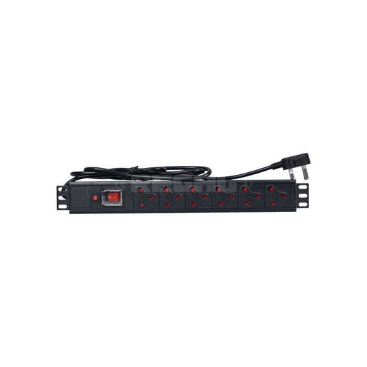 PDU 19" 1.5U 6 Way 16A SA Outlet