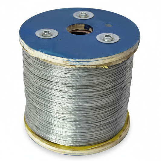 Braided Wire - Galvanised 1.2mm 3000m / 22Kg Reel