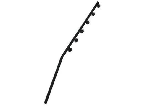 Fence Pole 12Line Angle Tube Black