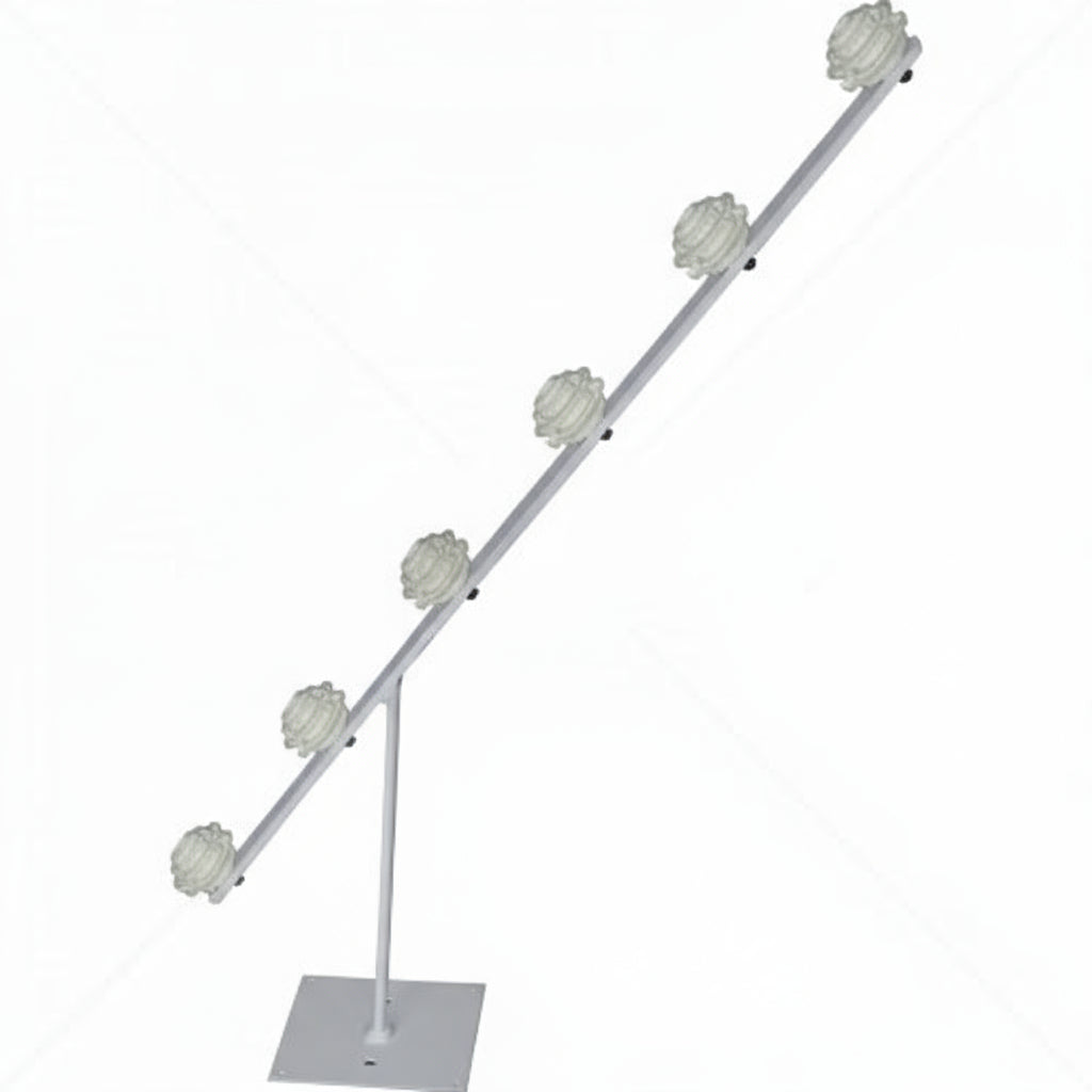 Nemtek Fence Pole - 6Line TPole White