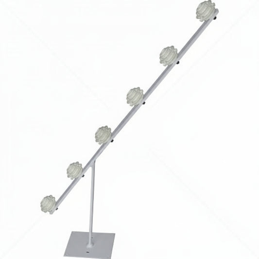 Nemtek Fence Pole - 6Line TPole White