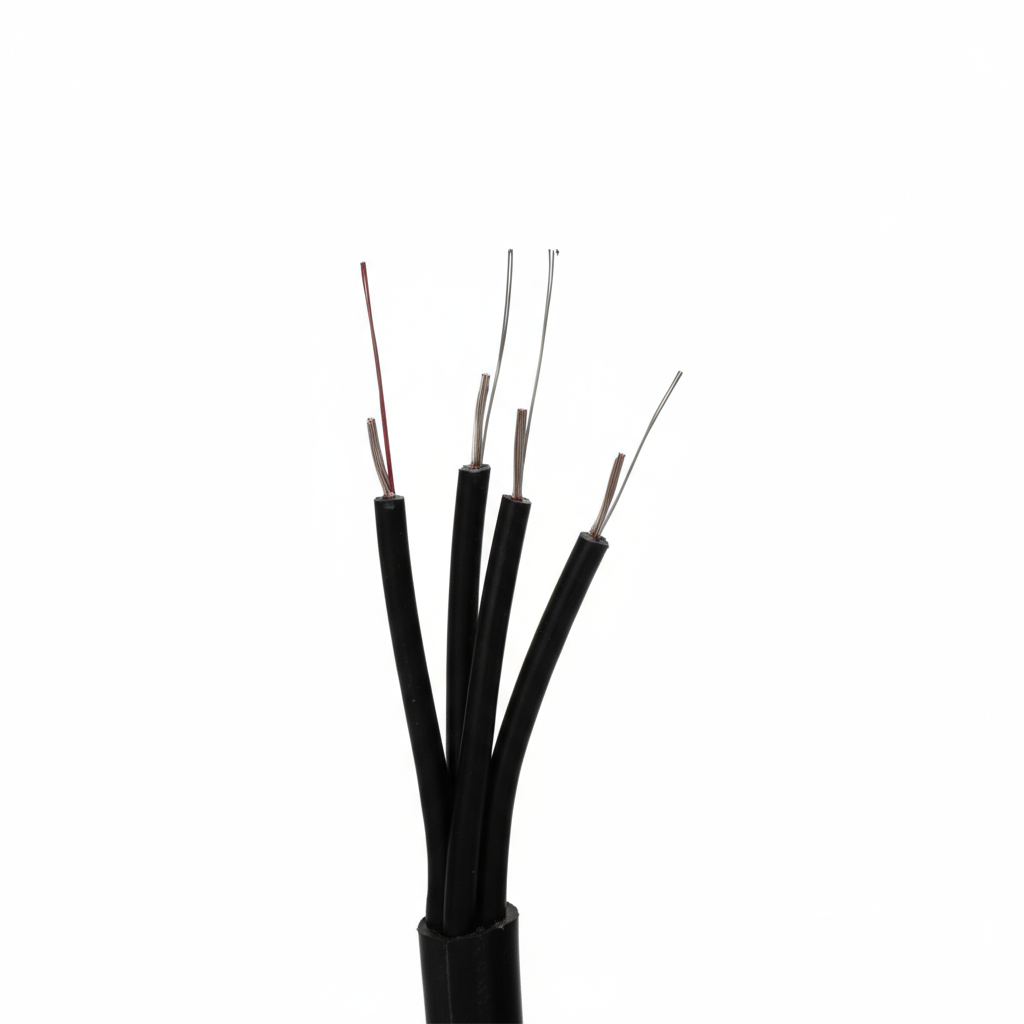 Nemtek Fence HT Wire HT Cable - 4 Core 100m Slimline Black