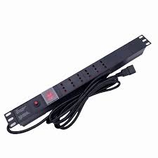 PDU 19" 1U 6 Way 10A IEC Outlet