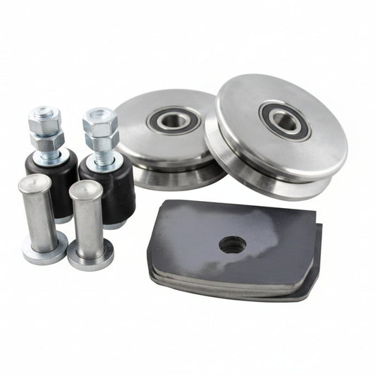 Gate Wheel Kit - 100mm V-Profile