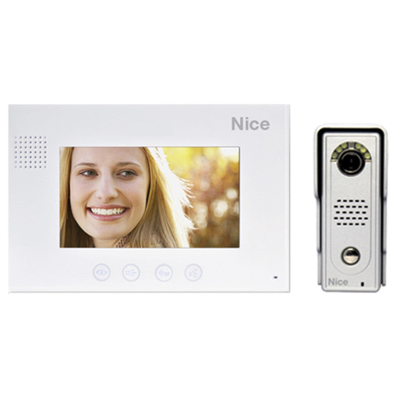 NICE 7" Colour Video Intercom Kit DC Alu