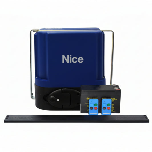Nice Drive 500 Kit + 4m Steel Rack + 2x TX4 Lithium ready incl SLA Bat