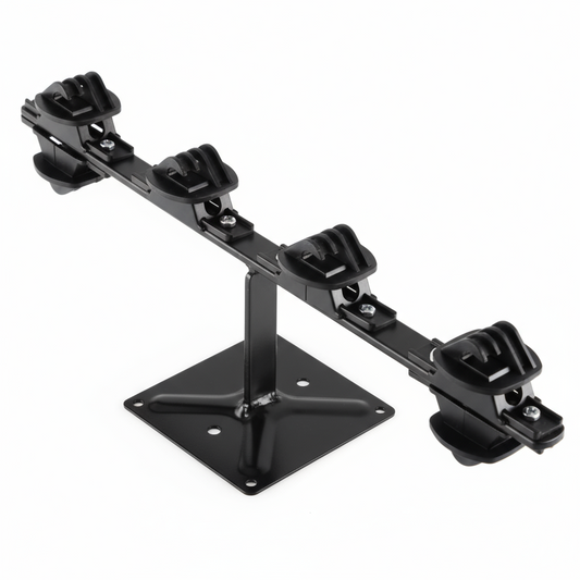 Nemtek Fence Pole - 6Line Low Profile Black
