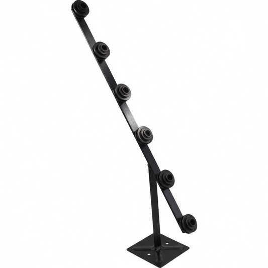 Nemtek Fence Pole - 6Line TPole Black
