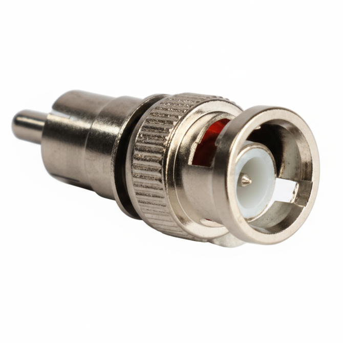 Securi-Prod BNC Connector Male to RCA Male Adaptor